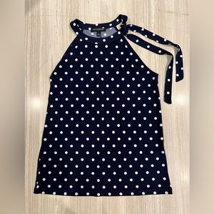 Sleeveless Banana Republic Polka Dot Top